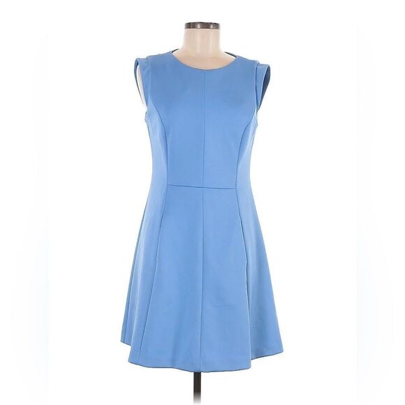 Vince Camuto a-line dress with pockets, French blue, women’s 12 - Picture 1 of 7